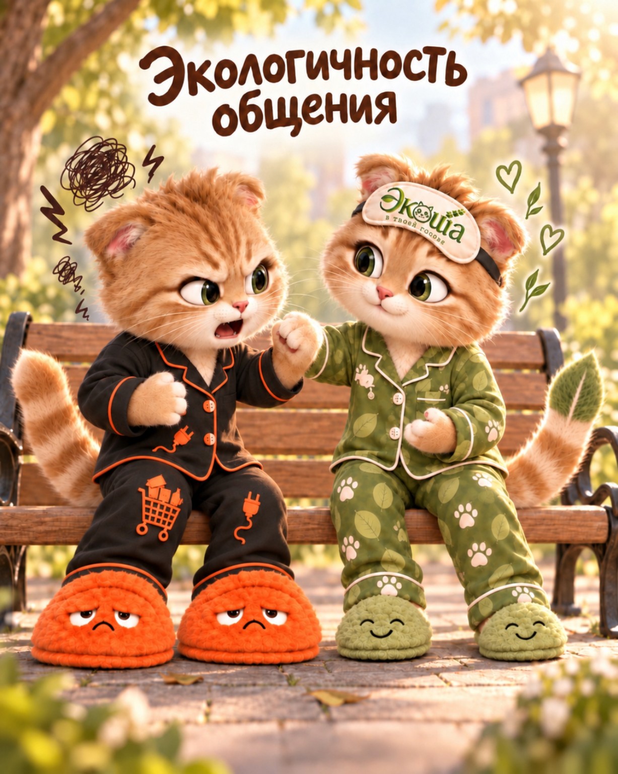 Листик на хвостике
